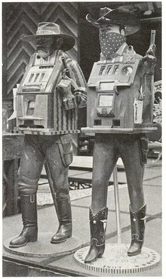 A Frank Polk and a Skelly Cowboy from the 1950's at a auction in.jpg