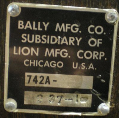 Bally Slot Model Plate 742A.jpg